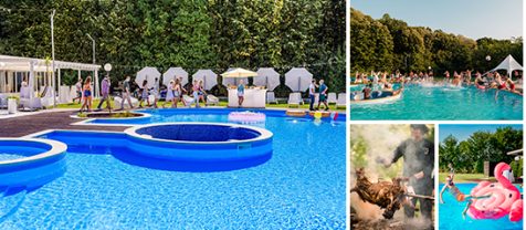 Locatiile TreeHouse - locatii de evenimente companii in aer liber in natura la padure cu piscina