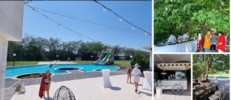 Locatiile TreeHouse - locatii de evenimente companii in aer liber in natura la padure cu piscina