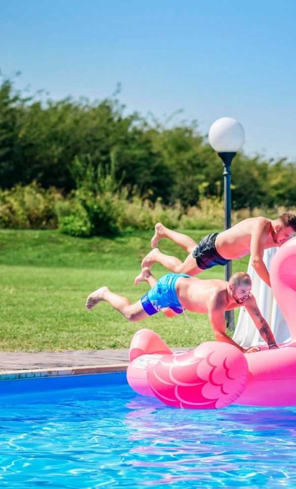 petrecere companie aer liber