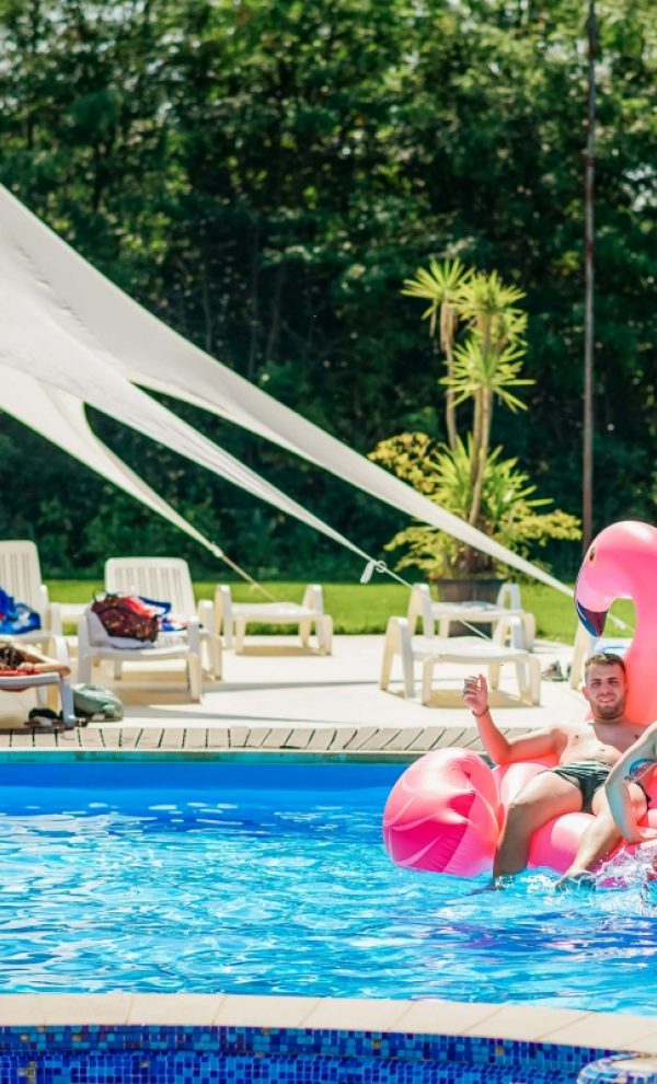 petrecere companie aer liber