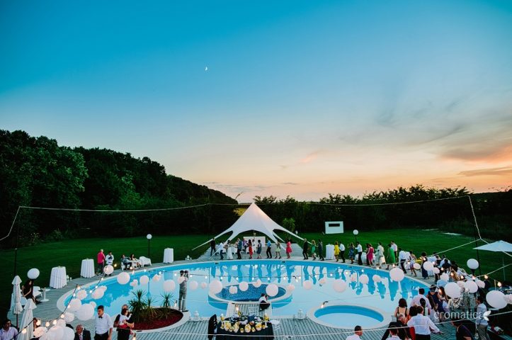 corporate pool party in natura