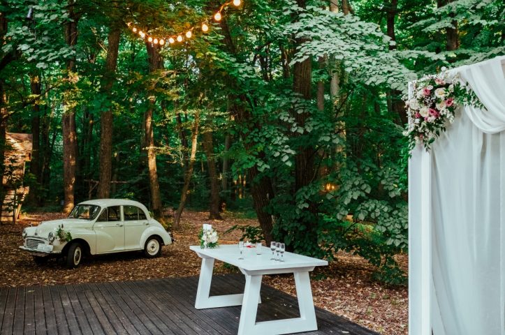 petrecere corporate piscina in aer liber