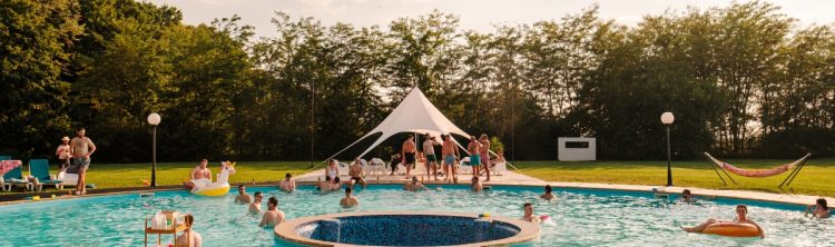 petrecere companie aer liber